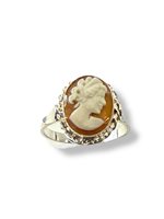 Ringe Mandile 1922 Dame Cammei  in Silber Conchiglia 2MANCM3 - 2MANCM3